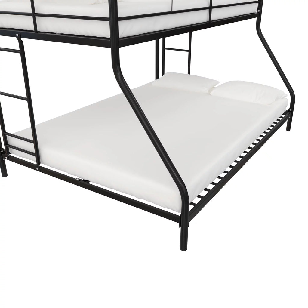 Black Twin over Full Metal Bunk Bed N82704