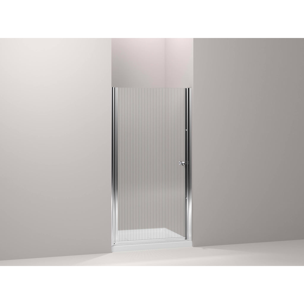 Frameless Pivot Shower Door, Bright Silver A548