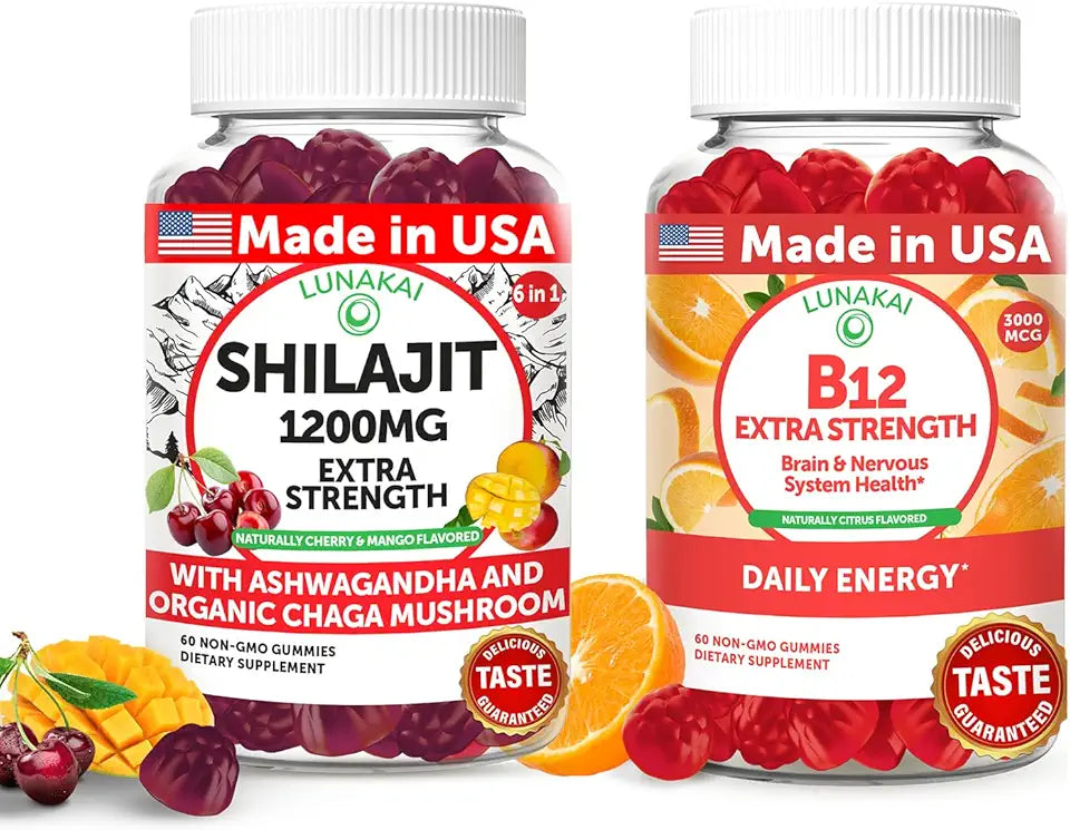 Extra Strength Shilajit & B12 Gummies C456590