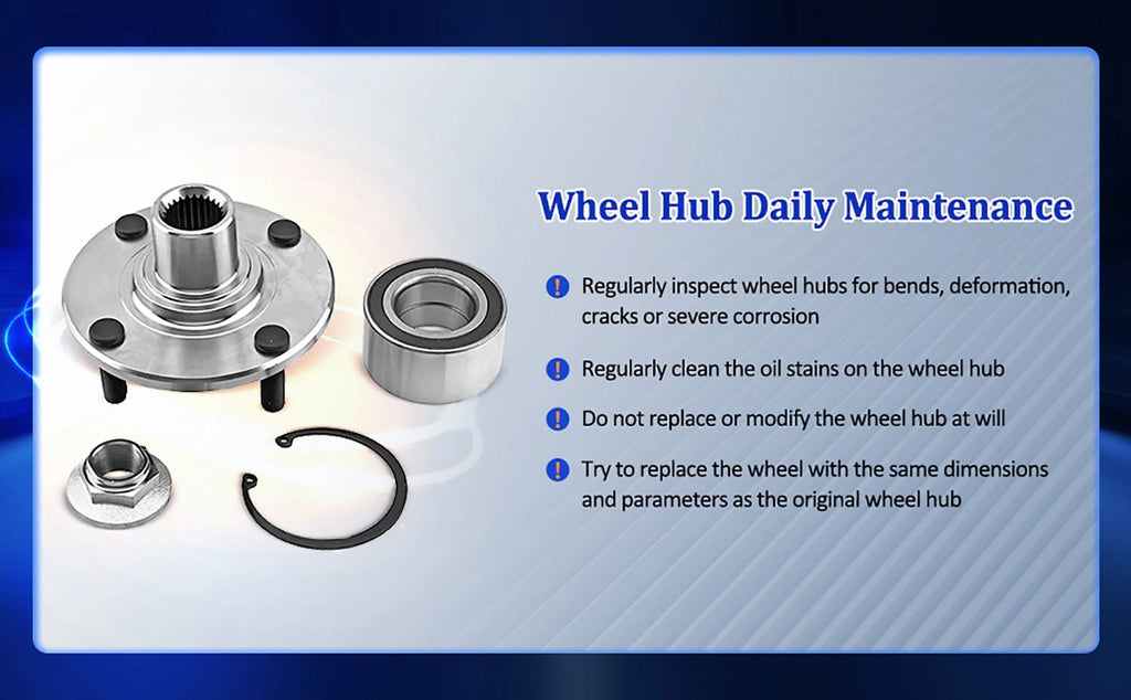 2x Rear Wheel Hub Bearings Assembly for 2009-2013 Mazda 6 Sedan 4-Door 2.5L 3.7L K486782