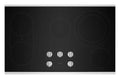 36" Wide Built-In Electric Cooktop - Stainless Steel K373