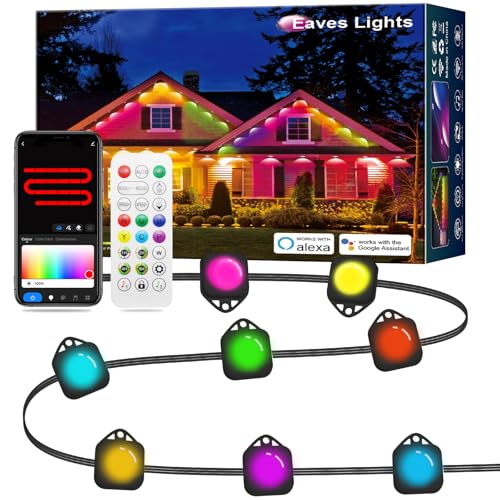 Permanent Outdoor Lights with DIY Colors J47401