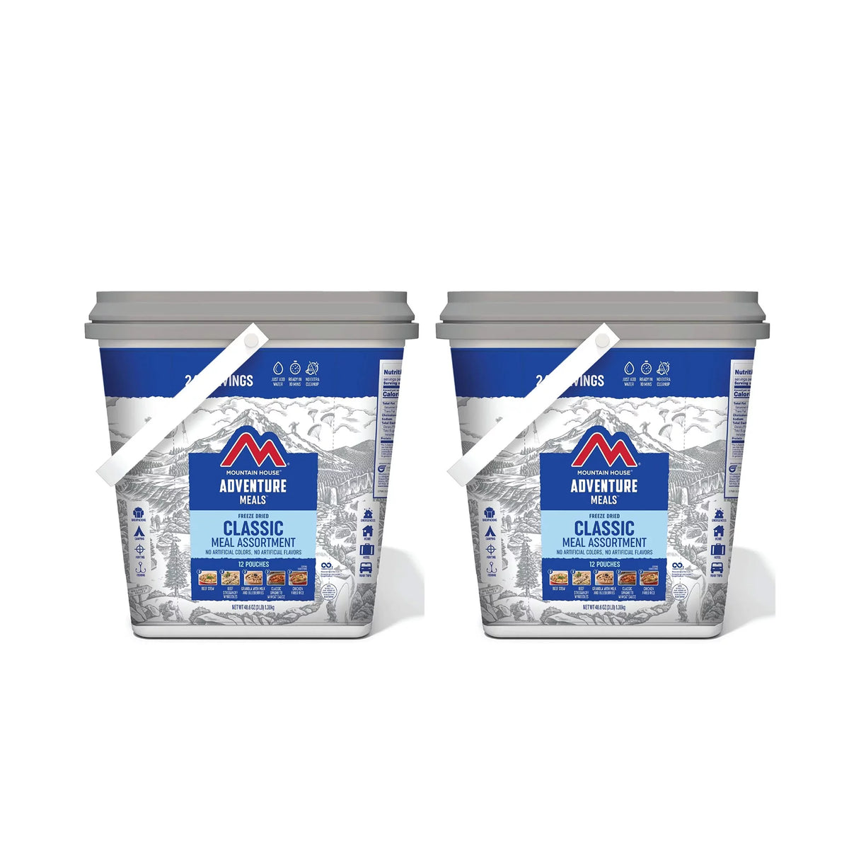 24 Servings Freeze Dried Emergency Survival Food T624