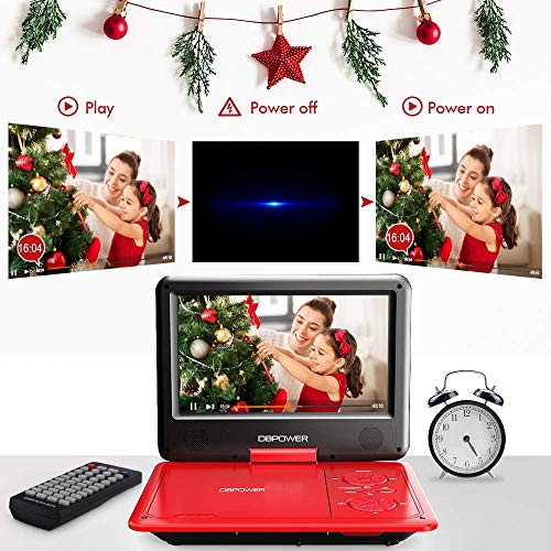 11.5" Portable DVD Player with Swivel Screen I33359