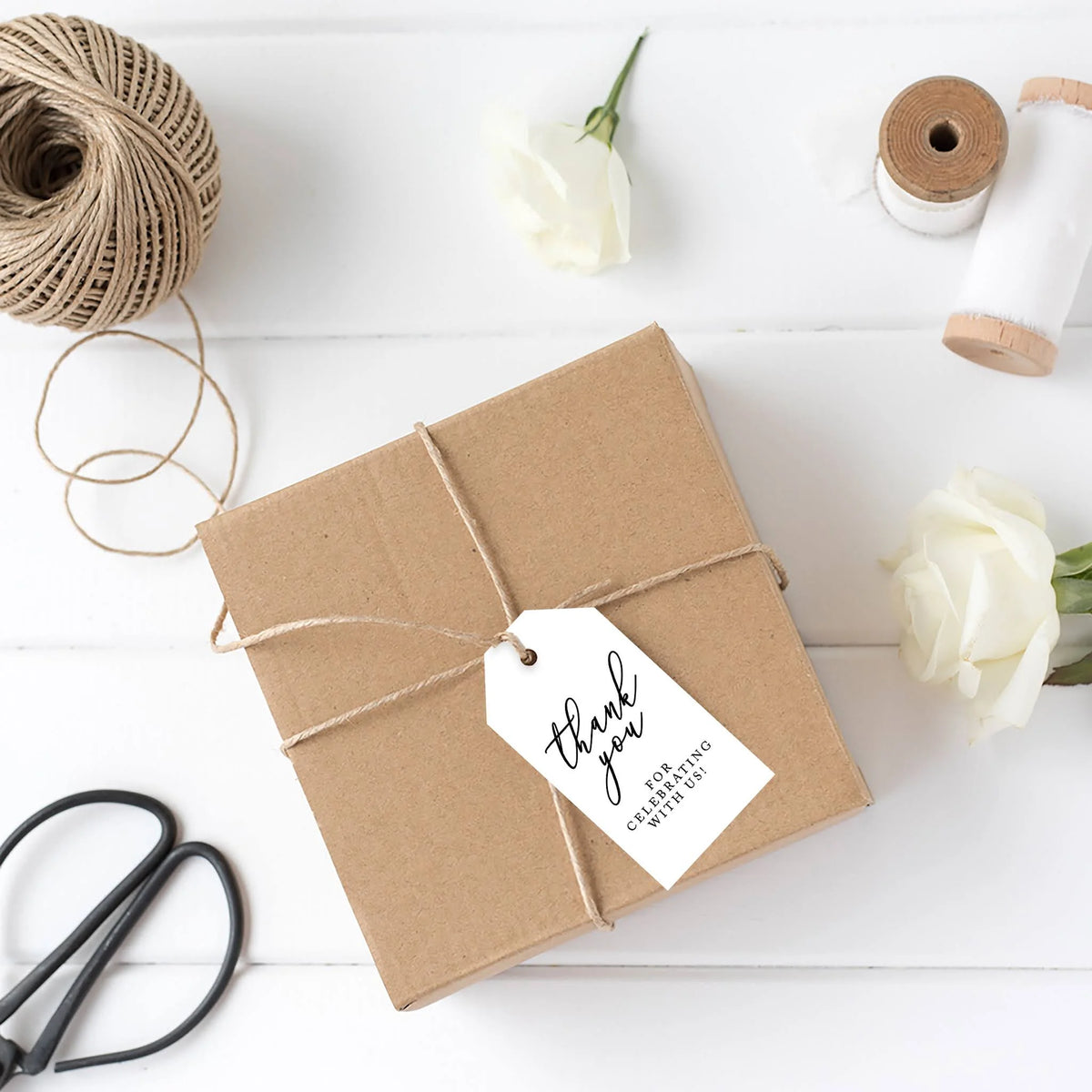 100-Pk Cardstock Gift Tags D34611