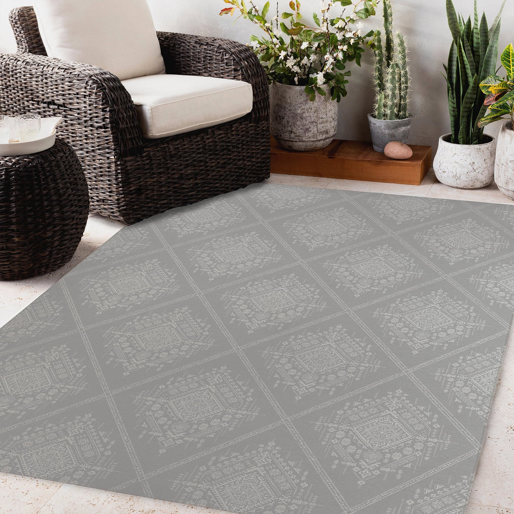 Grey Outdoor Rug I674