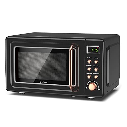 Green 0.7Cu.ft 700-Watt Retro Microwave Oven P722