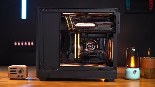 White Steel Micro ATX Mini-ITX Mid Tower Computer Case N5114