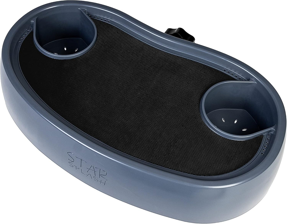 Adjustable Hot Tub Table Tray with Cup Holders J365733