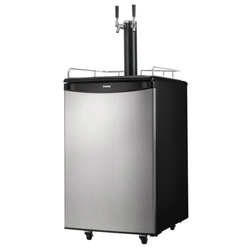 5.4 cft Single Tap Keg Cooler in Stainless B9221