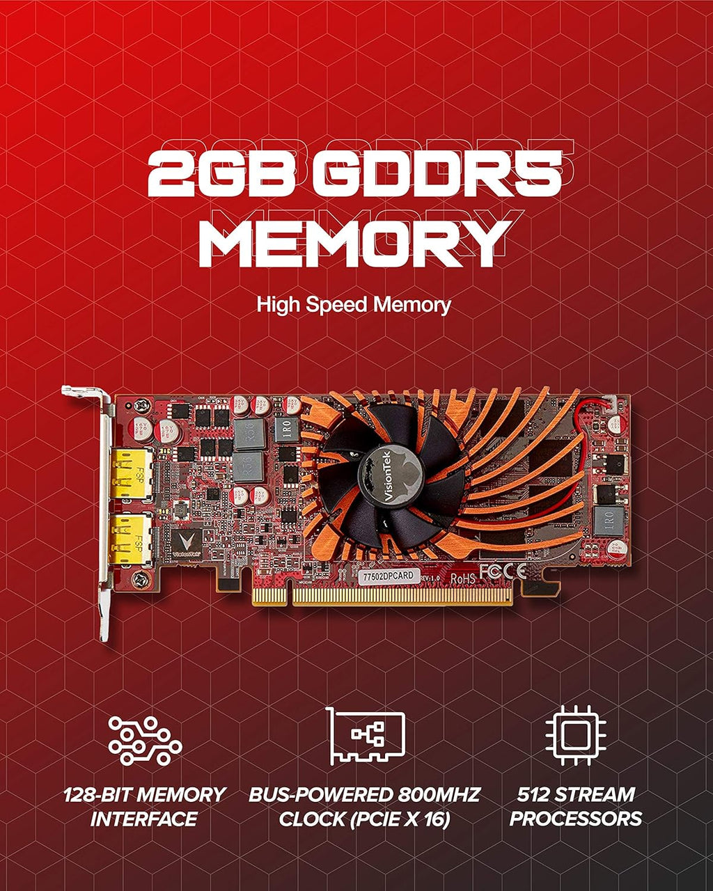 2GB GDDR5 SFF Graphics Card H943403