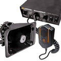 100W Emergency Police Siren Speaker 120-130dB PA System C577