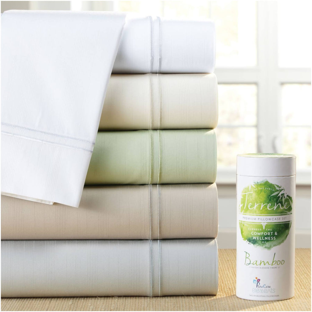 White California King Bamboo Sheet Set Y149136