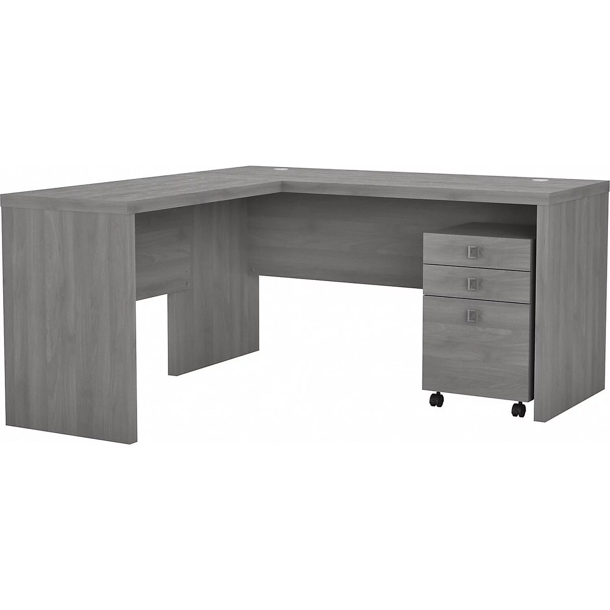 L Shaped Desk with Mobile File Cabinet B5447