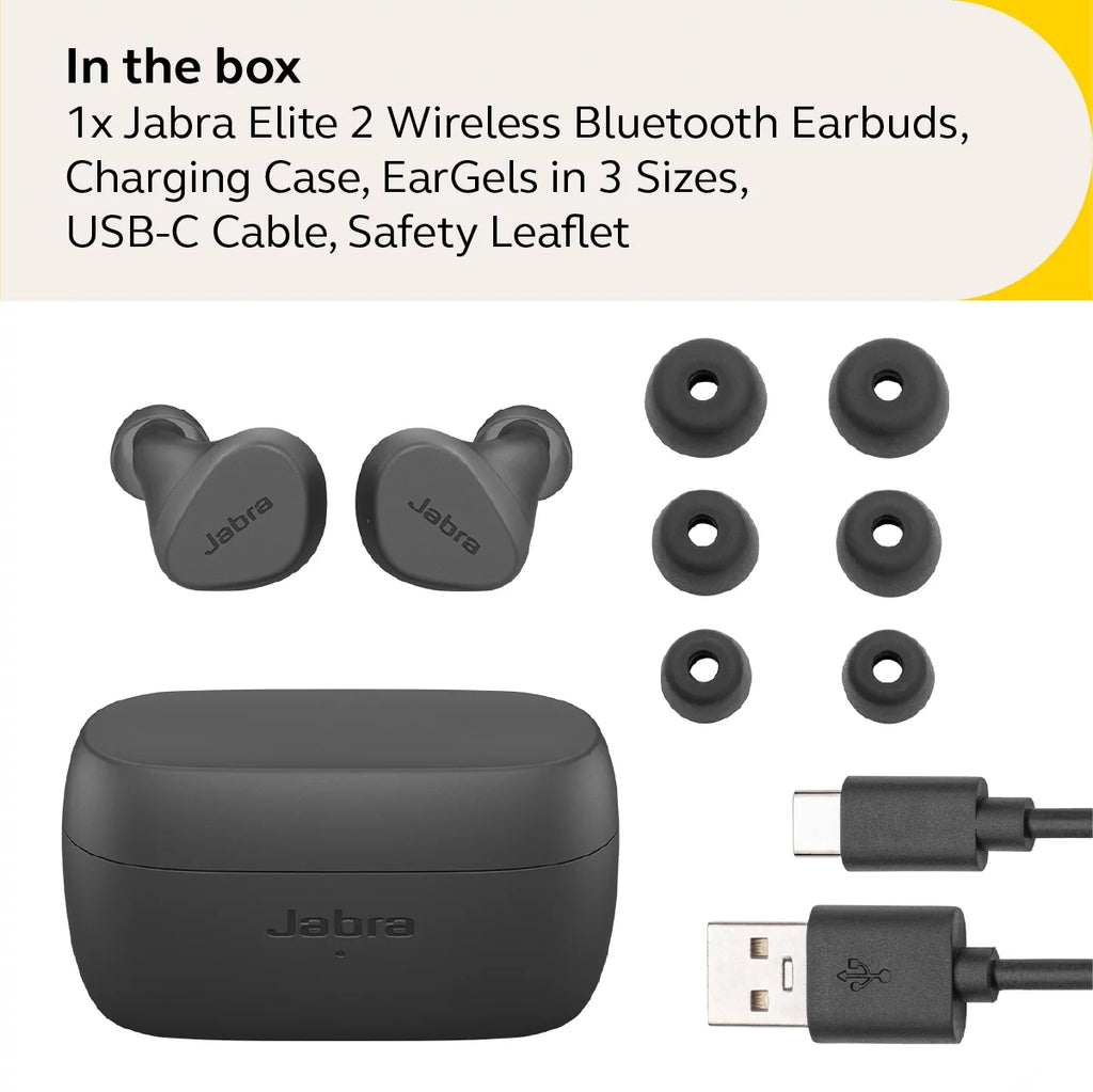 True Wireless Earbuds Noise Isolating Dark Grey P37250