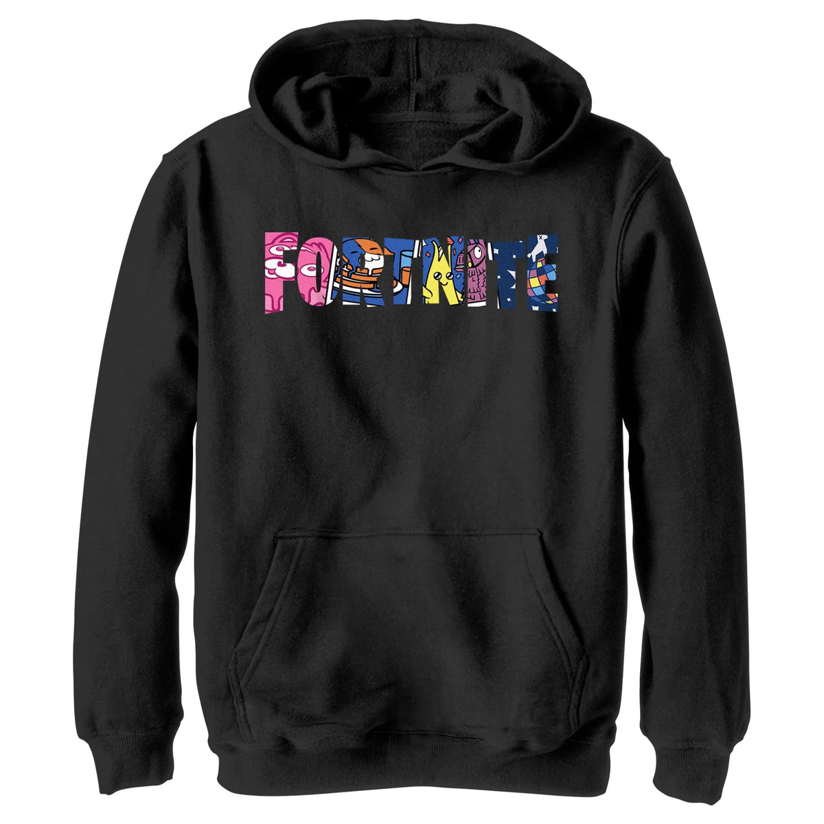 Boy's Pull Over Hoodie Black Large C74601