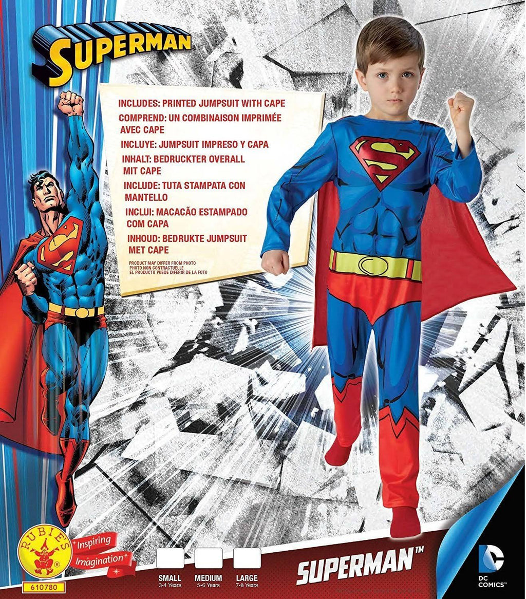 Child Medium Comic Book Superman Classic G802