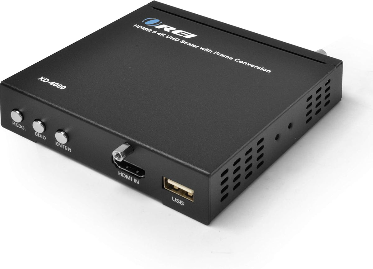 4K HDMI Scaler Up and Down Convert Resolutions 720p 1080p 4K 30Hz 4K 60Hz with Optical Analog Audio Extractor RS-232 G592