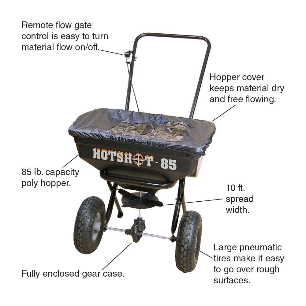 85 lb. Capacity Salt Spreader W908