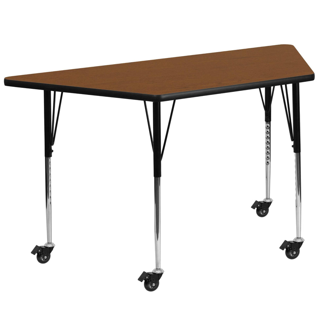 Grey Trapezoid Activity Table L676719