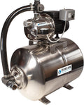 3/4HP Stainless Steel Shallow Well Jet Pump System V93151