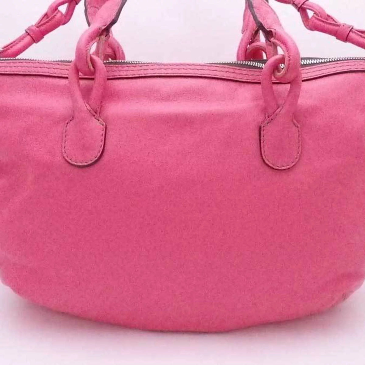 Pre-Owned Leather Handbag Shoulder Bag E201030
