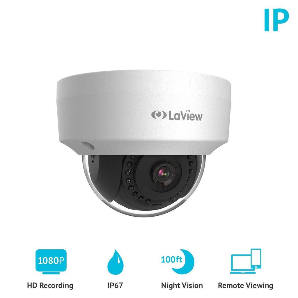 8 Camera 1080p IP PoE Security System with 2TB HDD White M198
