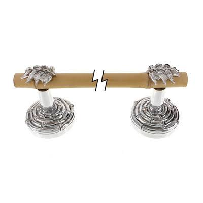 Polished Silver Wall Mounted Towel Bar I6084