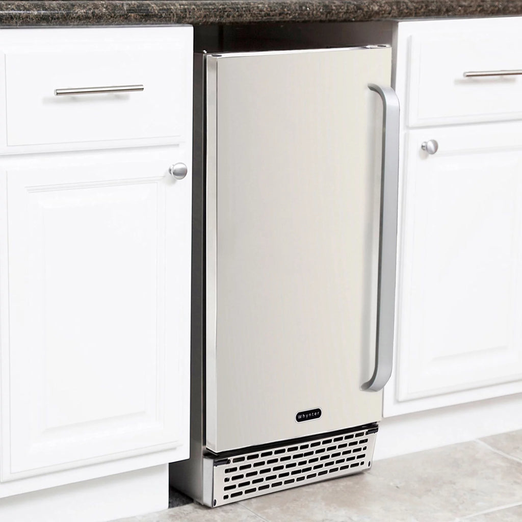 62 Can Lockable Stainless Steel Beverage Refrigerator H57100