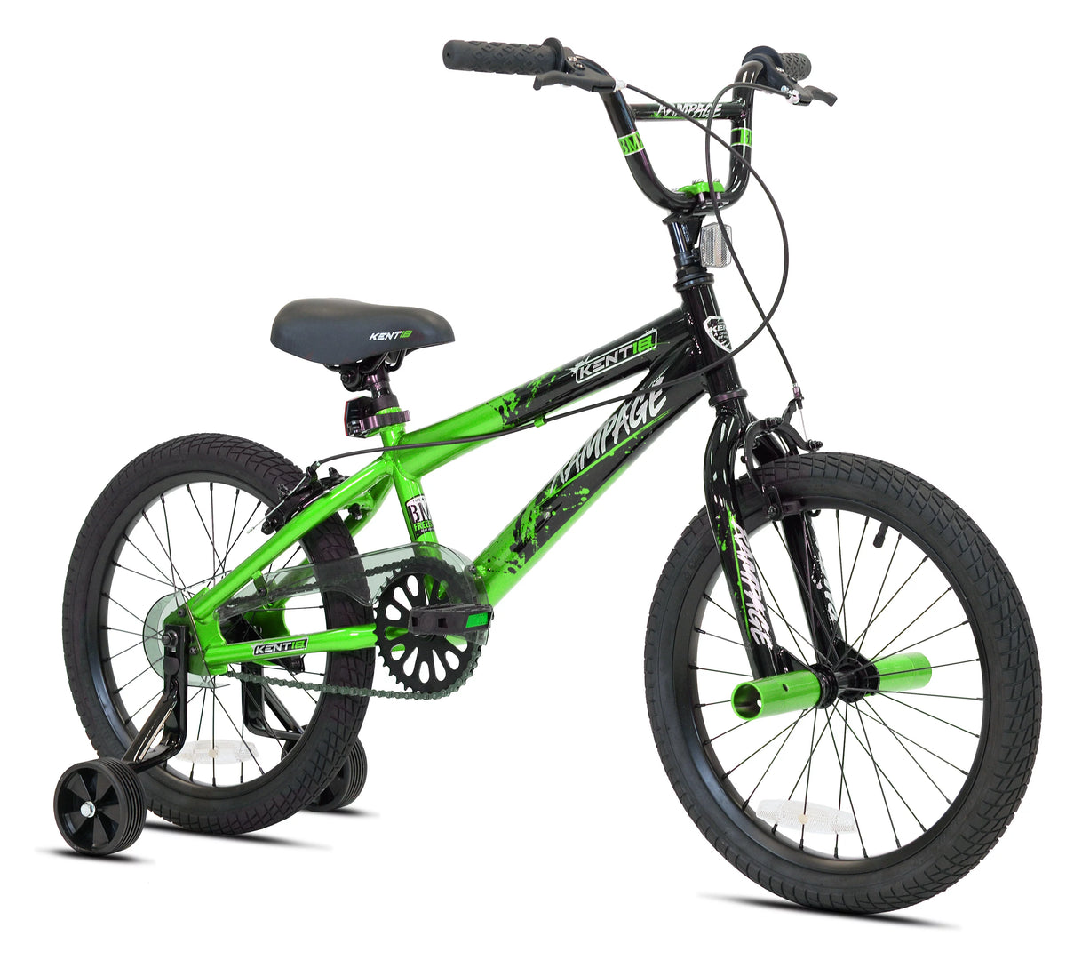 18 In. Gold and Black Bike N5591
