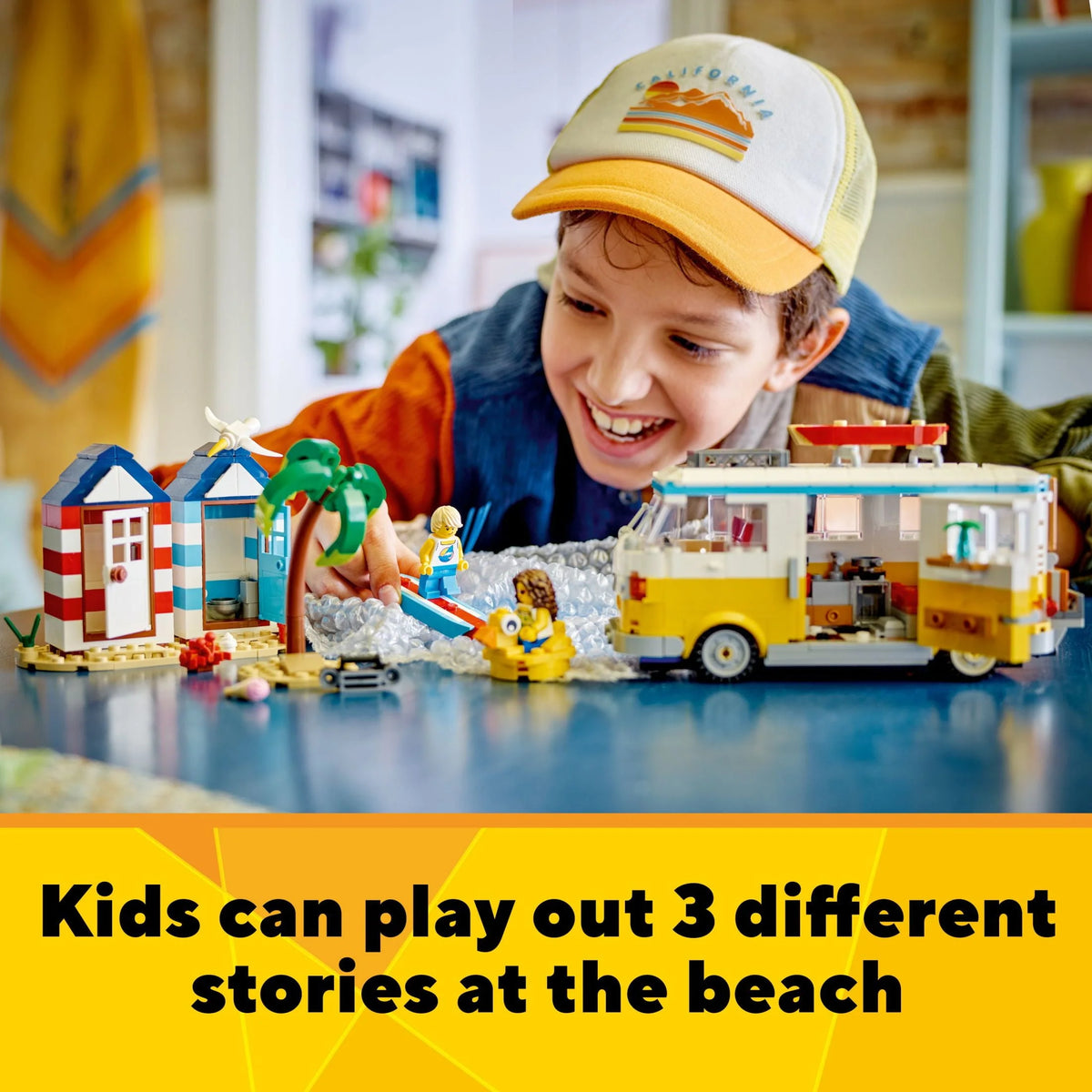 3 in 1 Beach Camper Van Building Kit W362