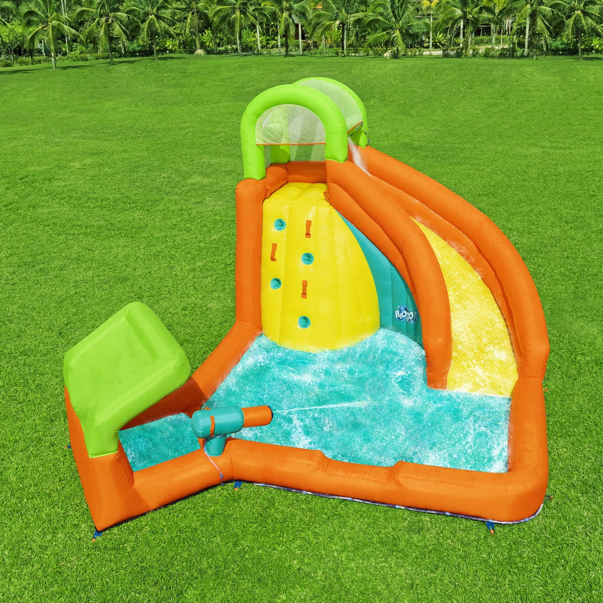 Kids Outdoor Inflatable Water Park with Water Cannon G47847