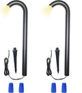 3W Brown Aluminum Bollard Pathway Lights 4 Pack R3055
