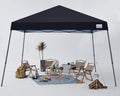 10x10ft Black Pop Up Canopy Tent R87170