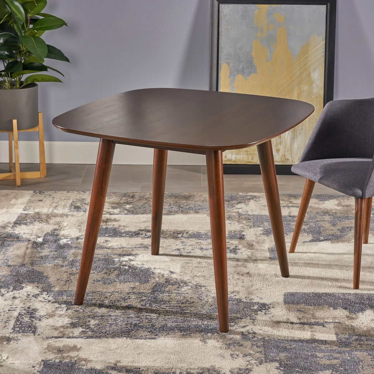 Mid Century Modern Wood Dining Table X195