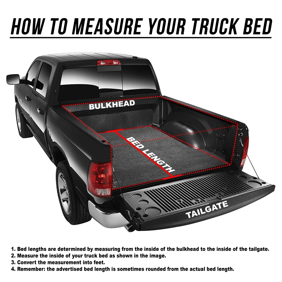 Soft Tri Fold Truck Bed Tonneau Cover W471