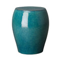 Teal Garden Stool F179