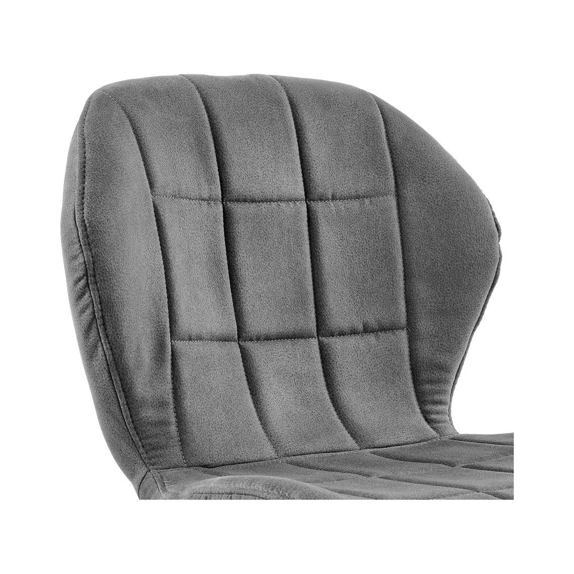 Charcoal Fabric Bar Stool C68927