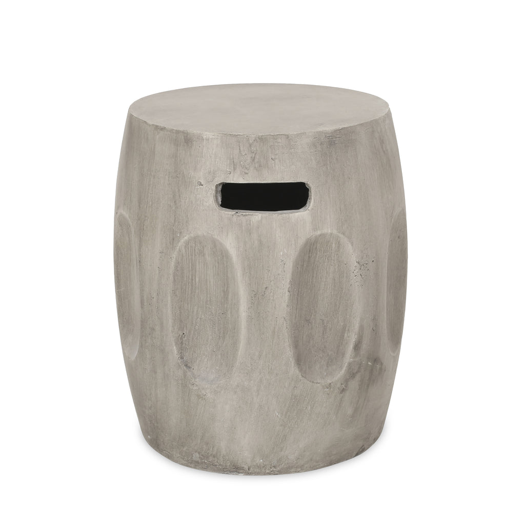 Concrete Accent Side Table Q398