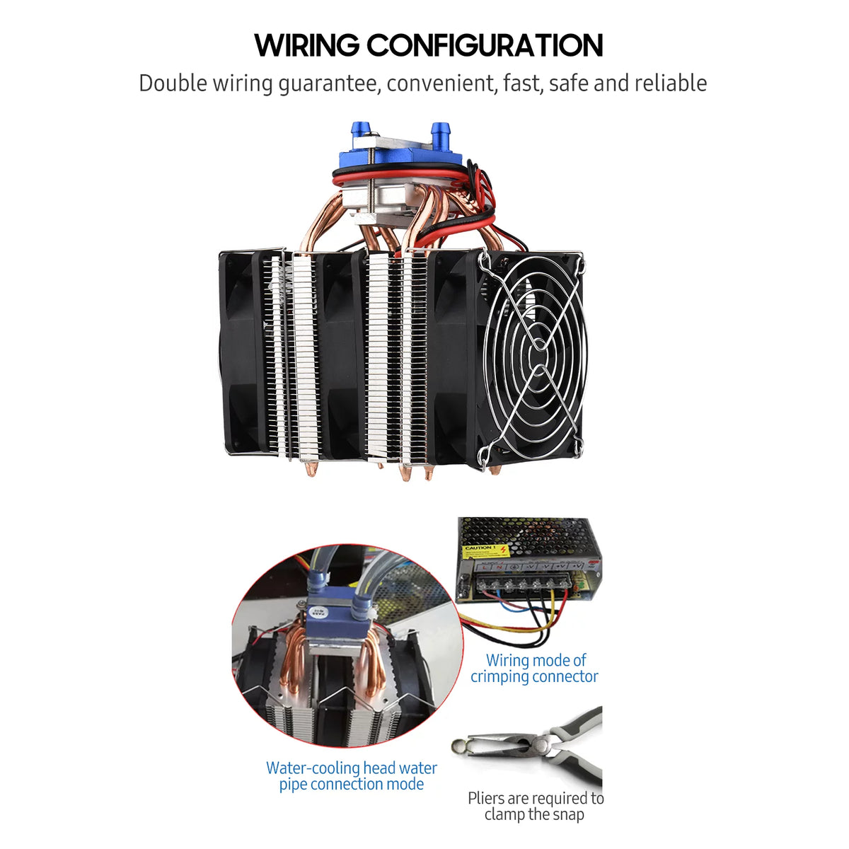 120W Semiconductor Refrigeration Aquarium Chiller for 30 Liters M93804