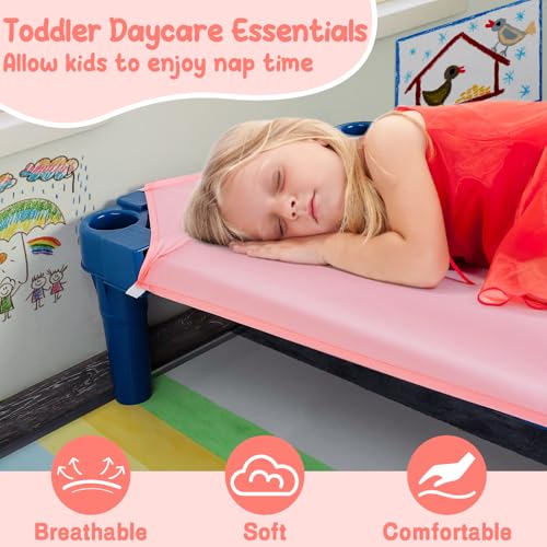 Pink Brushed Microfiber Standard Size Cot Sheet with Elastic Corner Strap, 1 Pack D79507