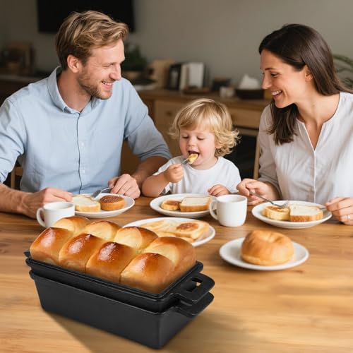 Cast Iron Loaf Pan with Lid - 2 Piece Set Non-Stick T22371