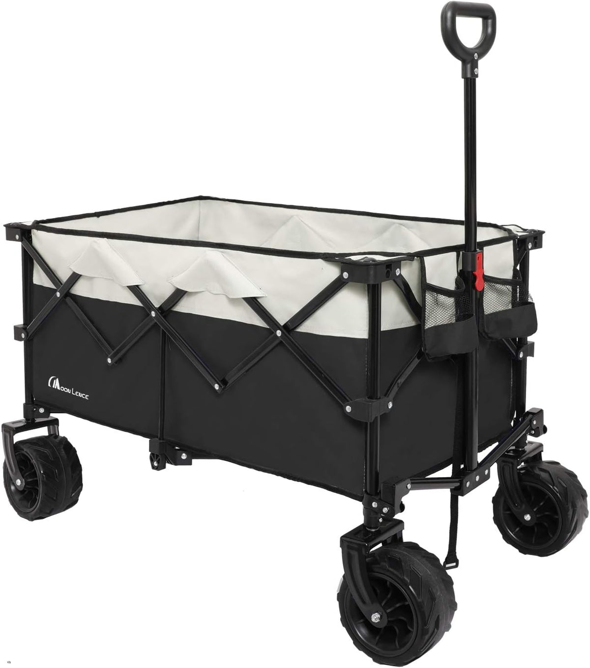Collapsible Heavy Duty Folding Utility Wagon Cart with All-Terrain Wheels U486209