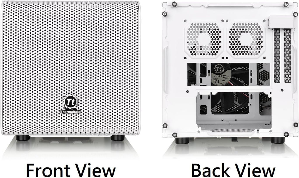 White Mini ITX Cube Computer Chassis E699