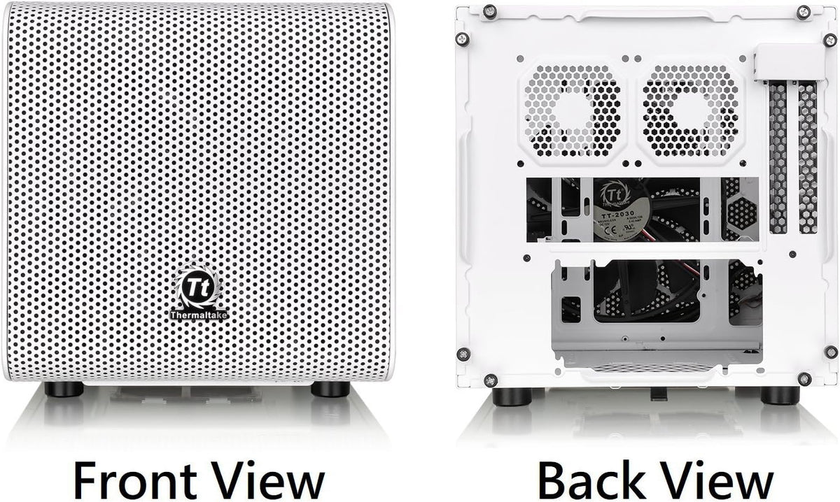 White Mini ITX Cube Computer Chassis E699