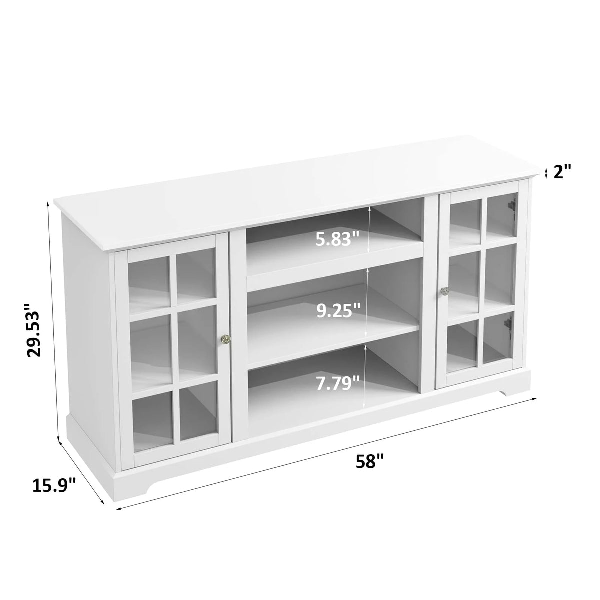 White Wood TV Stand R265217