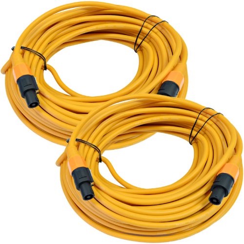 12 Gauge 75-Feet Speakon to Speakon Speaker Cable K78972