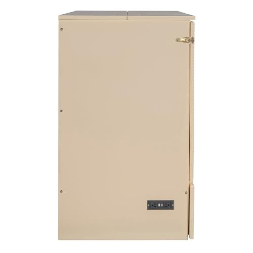 Queen Size White Wood Murphy Bed Cabinet with Storage Drawer W486227