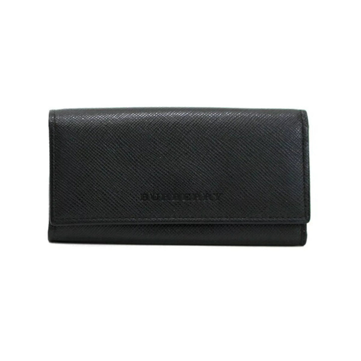 Black Embossed Leather Key Case E14890
