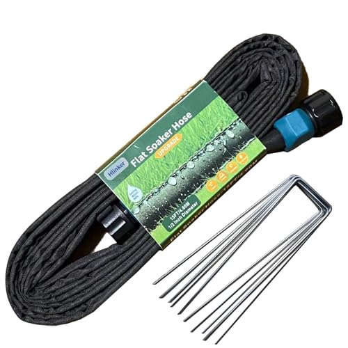 Flat Soaker Hose 100 ft with Stake A40143